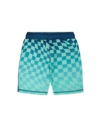 Deux par Boy Athletic Shorts Polyester Printed Checkerboard - Child