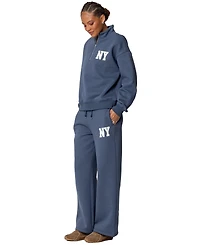 Edikted Women's Ny Quarter Zip Sweatshirt