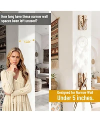 Yigii Bohemian Geometric Foldable Hooks: Space-Saving, Durable, Aesthetic