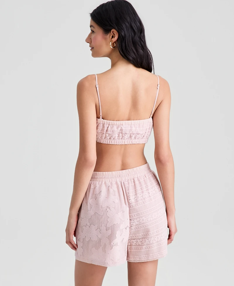 And Now This Women's V-Neck Spaghetti-Strap Lace Bralette, Macy's Exclusive