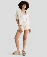 And Now This Women's Sequin Embellished Crochet Shorts, Macy's Exclusive