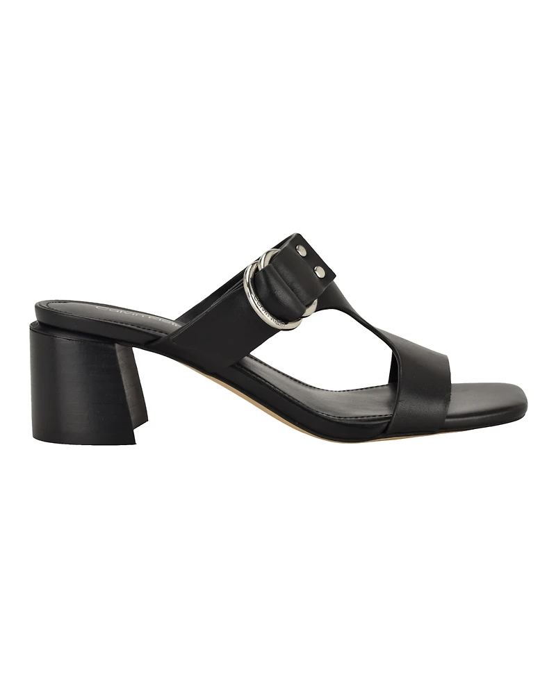 Calvin Klein Women's Vevia Block Heel Sandals
