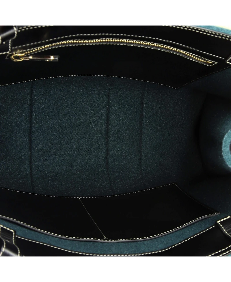 Pre-Owned Chloe Large Woody Tote Felt with Leather and Canvas