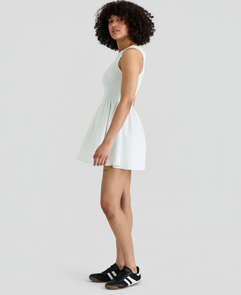 And Now This Women's Smocked Bodice Cotton Mini Dress, Macy's Exclusive