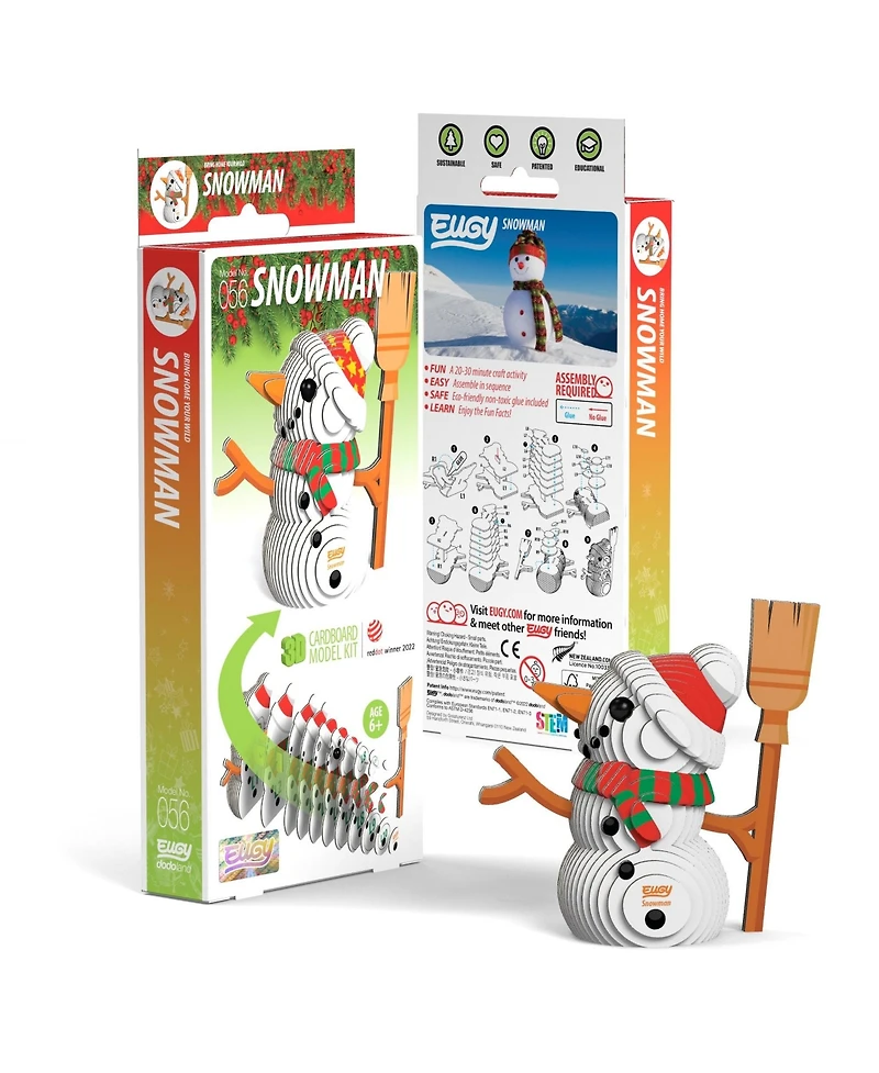 Eugy Snowman 3D Puzzle