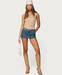 Edikted Women's Amaia Studded Bodysuit