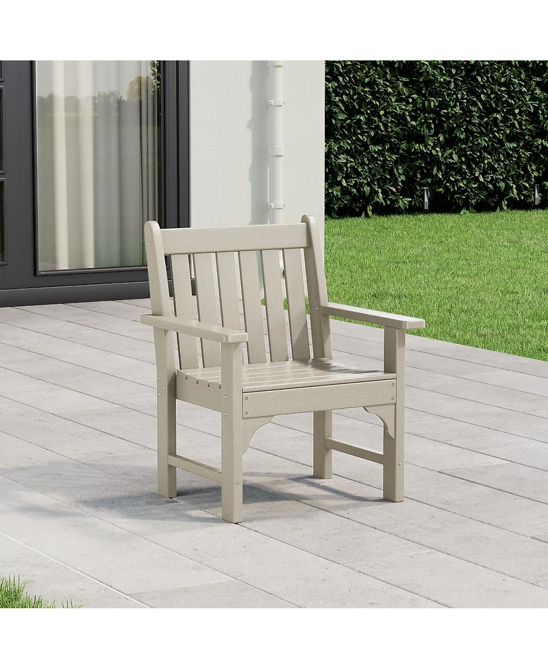 WestinTrends Outdoor Patio Hdpe Adirondack Dining Arm Chair