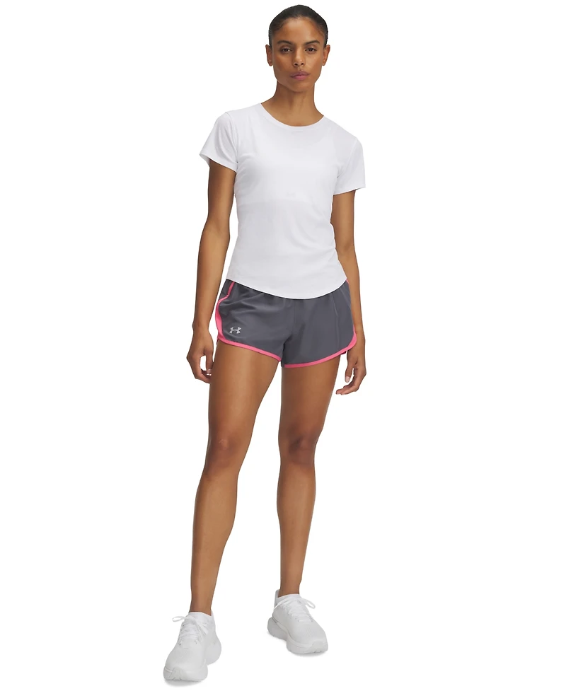 Under Armour Women's Fly By Mesh-Panel Running Shorts