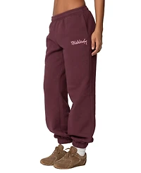 Edikted Women's Sasha Bow Detail Sweatpants
