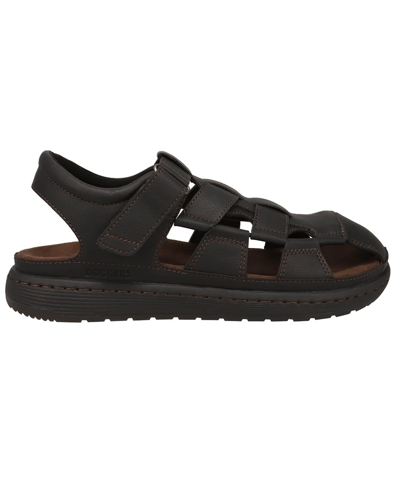 Dockers Men's Sarasota Tumbled Open Toe Sandals