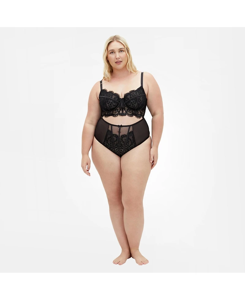 City Chic Women's Plus Arabella Longline Underwire Bra