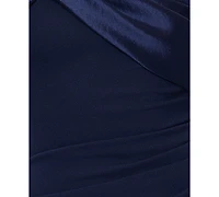 Betsy & Adam Women's Off-The-Shoulder Midi Dress