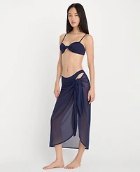 Good American Women's Mesh Midi Cover-Up Sarong