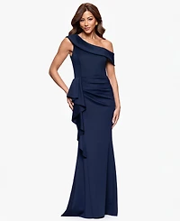 Xscape Petite One-Shoulder Ball Gown
