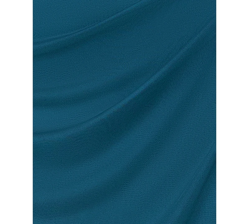 Xscape Plus Lace-Sleeve Dress