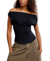 Free People Women's Sleeveless Off-The-Shoulder Harper Top