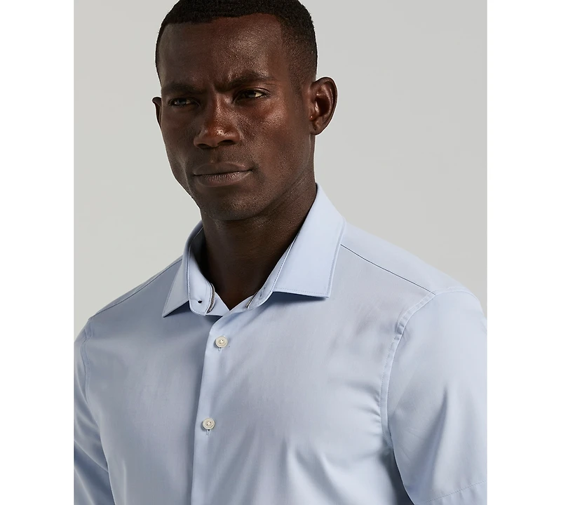 Perry Ellis Men's Slim-Fit Short-Sleeve Shirt