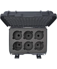 Nanuk Medium Series 918 Lightweight Nk-7 Resin Waterproof Protective Case with Foam Insert for 6 Camera Lens