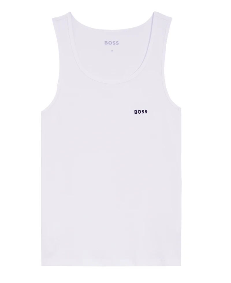 Hugo Boss Men's Rib Vest, 3-Pack