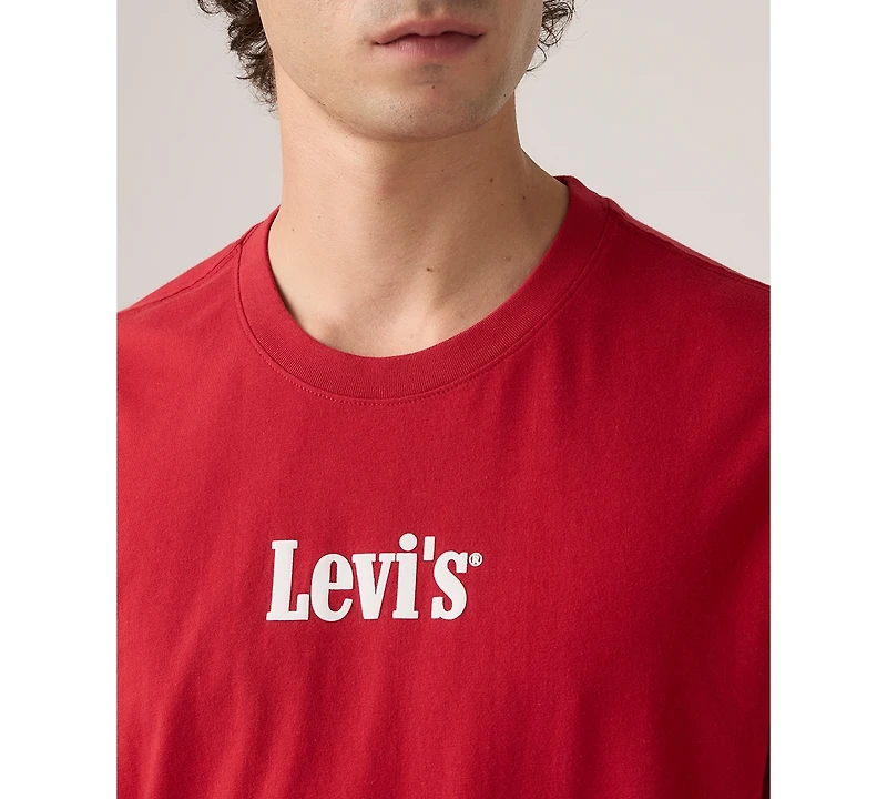 Levi's Men's Relaxed Fit Box Tab Logo Crewneck T-shirt