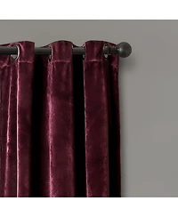 Prima Velvet 38" x 84" Curtain Set
