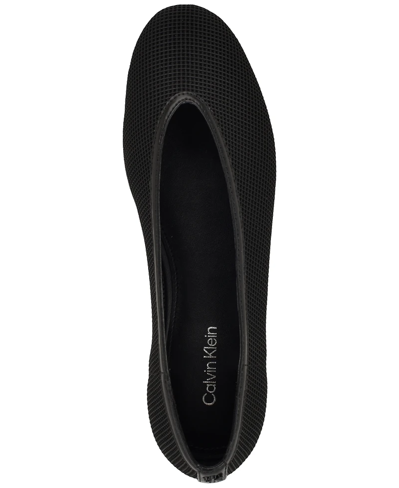Calvin Klein Women's Zinya Net Slip-On Dress Flats