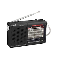 Supersonic Portable Am/Fm Radio - Black