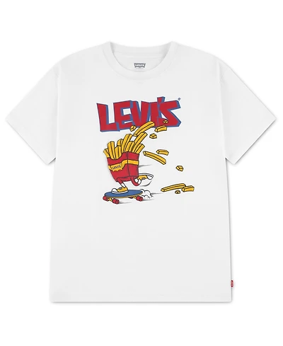 Levi's Boys' 8-20 Fries On The Loose Crewneck T-Shirt