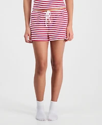 Just Polly Juniors' Printed Cotton Drawstring Lounge Shorts