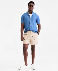 Club Room Men's Cotton 9" Pull-On Shorts, Macy's Exclusive