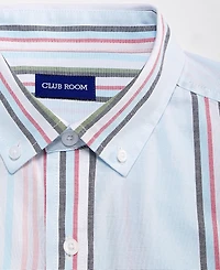 Club Room Men's Short-Sleeve Striped Oxford Shirt, Macy's Exclusive - Ox Stripe Yd