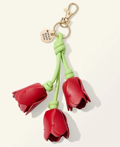 Macy's Flower Show Red Tulip Bag Charm, Macy's Exclusive