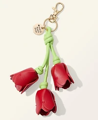 Macy's Flower Show Red Tulip Bag Charm, Macy's Exclusive