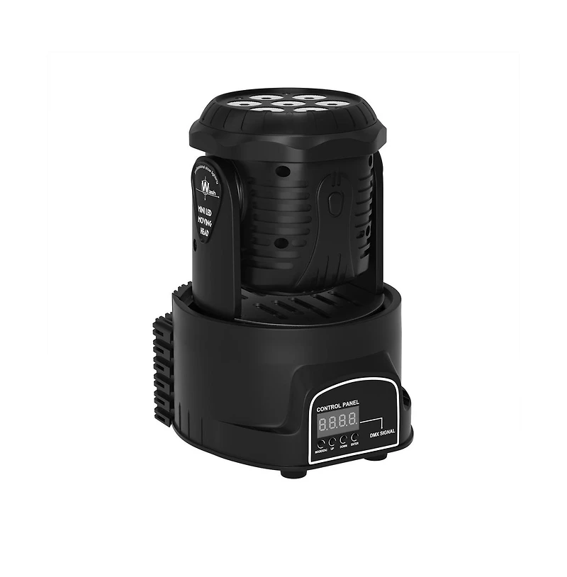 Artudatech 70W Rgbw Mini Moving Head Stage Light with Built-in Shows, Sound and Dmx Control