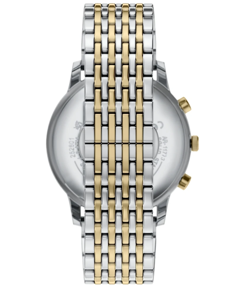 Emporio Armani Men's Quartz Chronograph Two-Tone Stainless Steel Watch, 42mm
