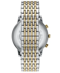Emporio Armani Men's Quartz Chronograph Two-Tone Stainless Steel Watch, 42mm