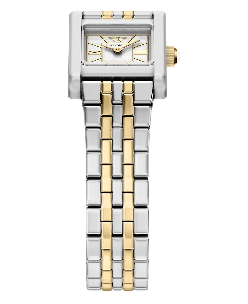 Emporio Armani Women's Quartz Two-Hand Two-Tone Stainless Steel Watch, 26mm