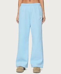 Edikted Women's Love Wide Leg Sweatpants