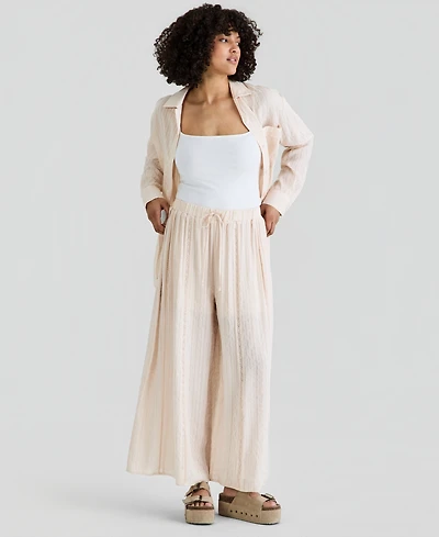 And Now This Women's Satin Pull-On Wide-Leg Pants, Macy's Exclusive