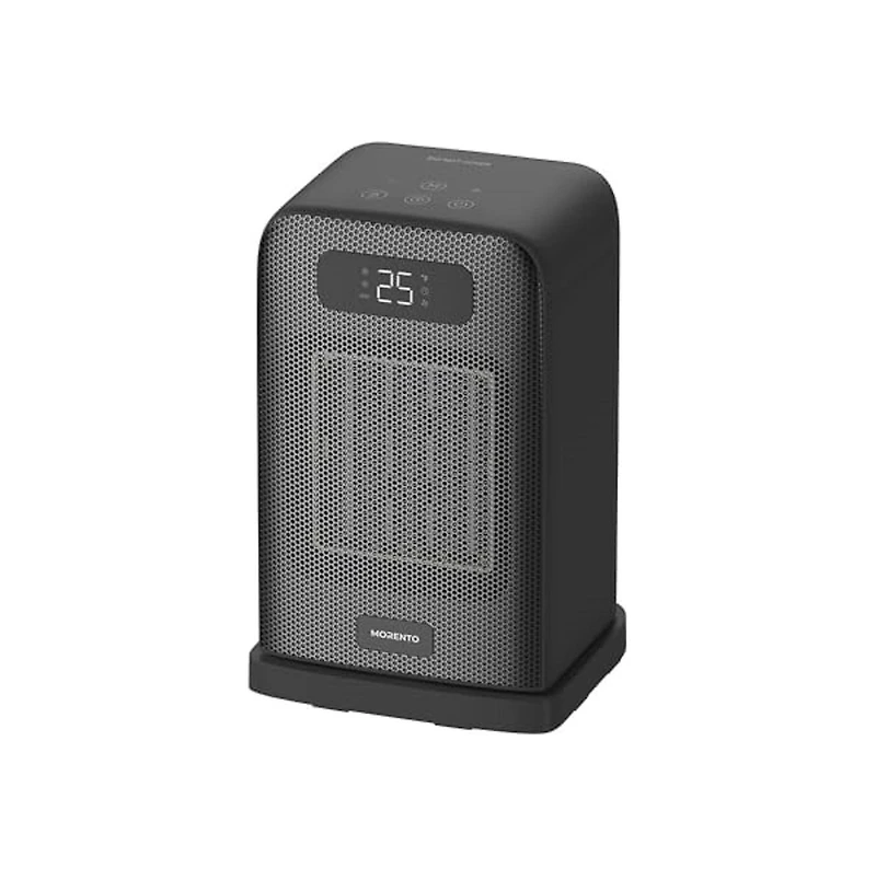 Morento Space Heater, 1500W Electric Heater for Indoor Use, Desk Heater with Heating and Fan Modes with Thermostat
