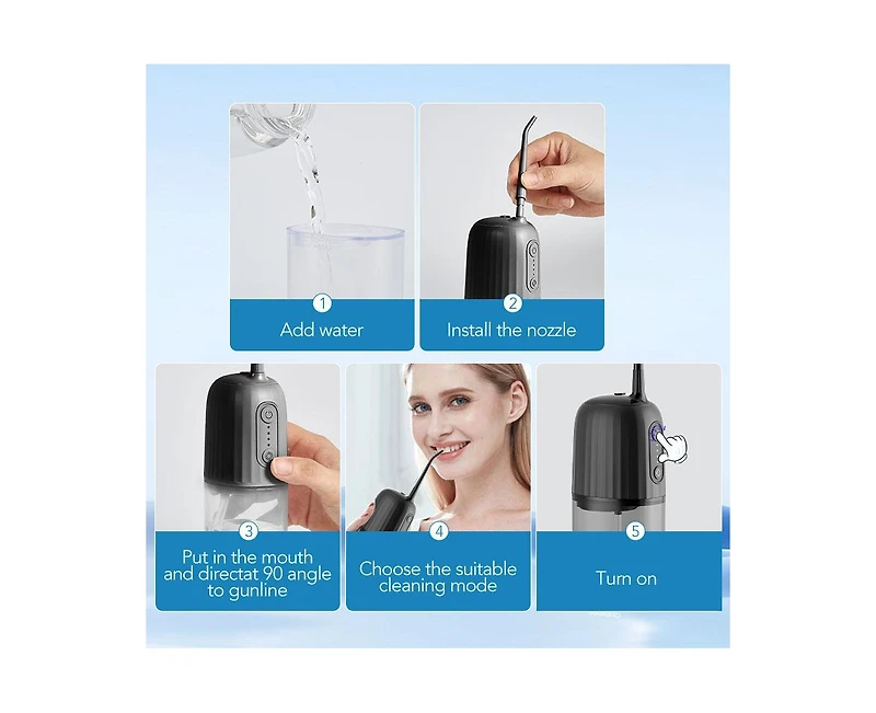 Operan Cordless Water Flosser, Portable Electric Water Dental Flossers