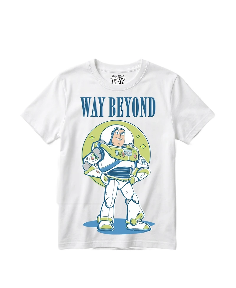 Toy Story Boys' 2T-7 Buzz Lightyear Graphic T-Shirt, Sweatshirt and Shorts, 3-Piece Set