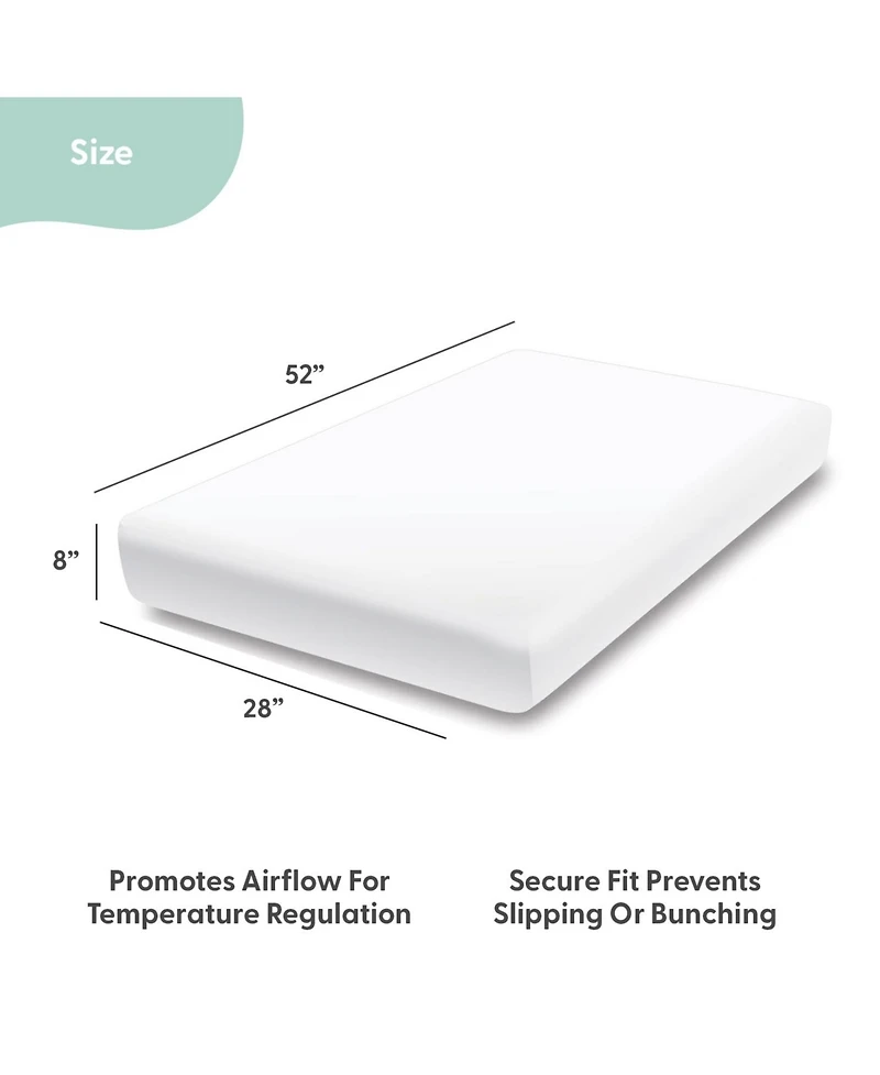 The Peanutshell Celestial Multi 4-Pack Fitted Crib Sheets