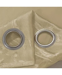 Olivia Gray 100% Polyester 200 Gsm Dyson Embossed Blackout Grommet Curtain Panel 54" x 84