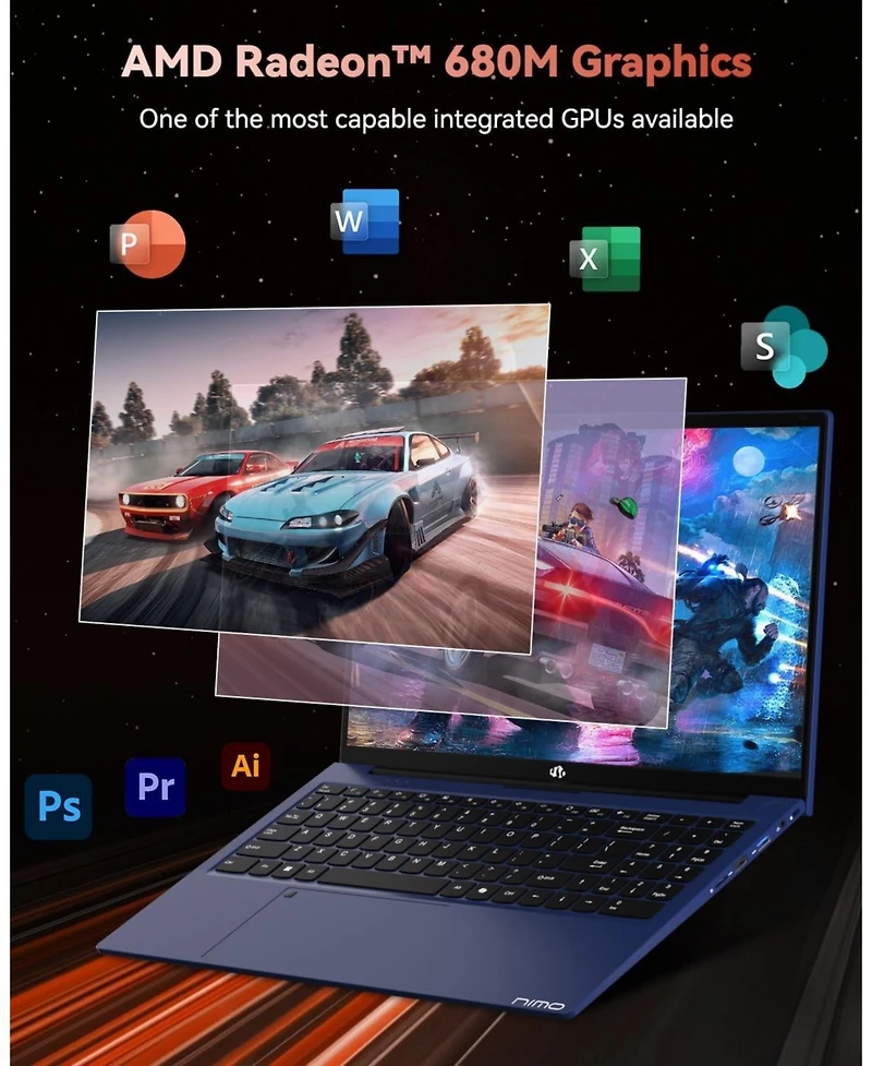 Nimo 15.6" Light-Gaming-Laptop