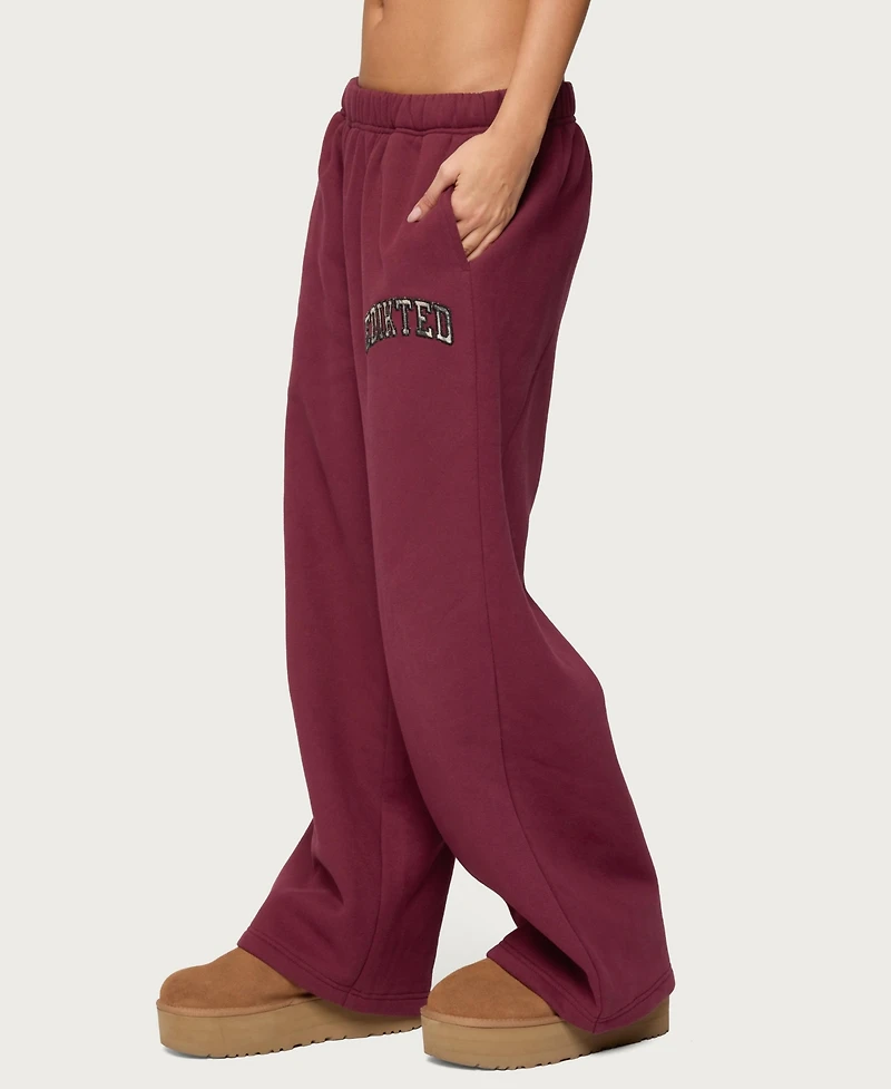 Edikted Women's Camo Crush Sweatpants