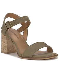 Lucky Brand Women's Hallia Block Heel Sandals