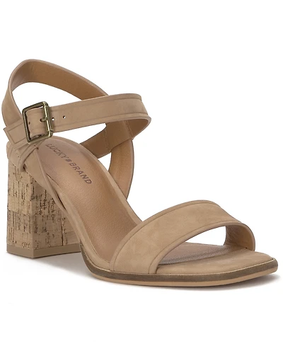 Lucky Brand Women's Hallia Block Heel Sandals