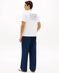 Tommy Hilfiger Men's Brand Love Embroidered Logo Crewneck T-Shirt