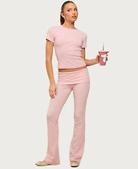 Edikted Women's Emelia Fitted T Shirt